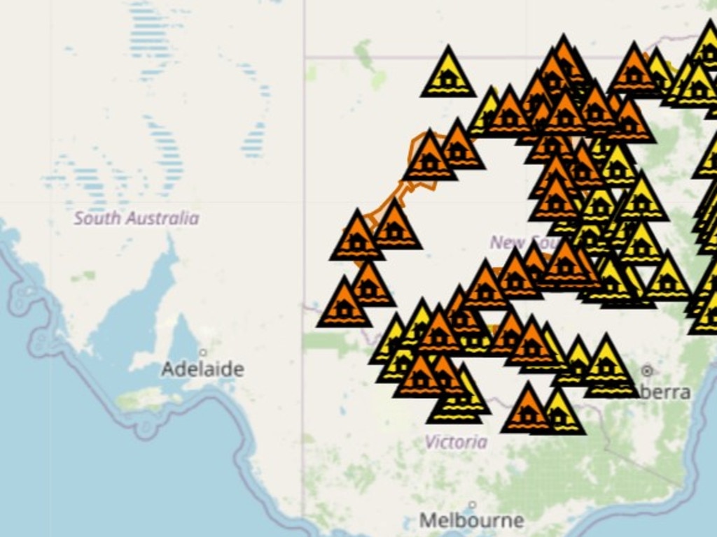 East coast residents have been warned the big wet could stick around for weeks and months. Picture: NSW SES