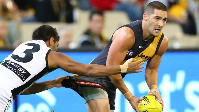 Shaun Grigg was one of Richmond’s best players against Port Adelaide.