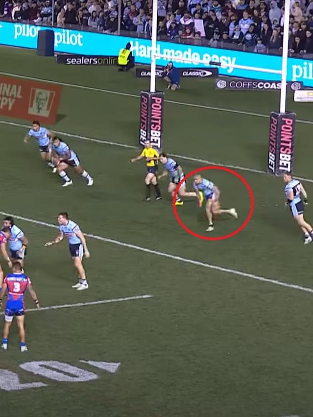 Will Kennedy in an offside position. Picture: Fox League