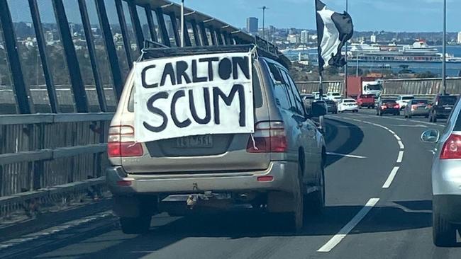 Spotted on the West Gate Bridge.