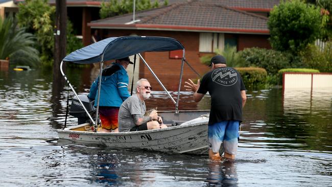 Archie managed to rescue Jack Jennings and his cat Buffy. Picture: Nathan Edwards