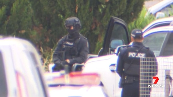 STAR Group officers were called in. Picture: 7NEWS