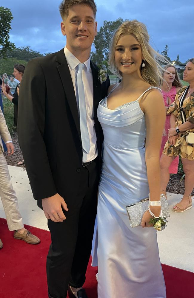 Cooper and Maddie at the 2023 Mountain Creek State High formal.