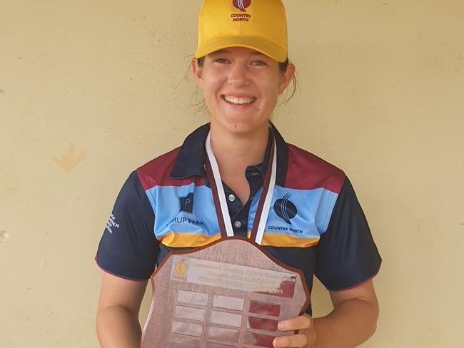 Bonnie at age 15 when she was selected for Queensland Country.