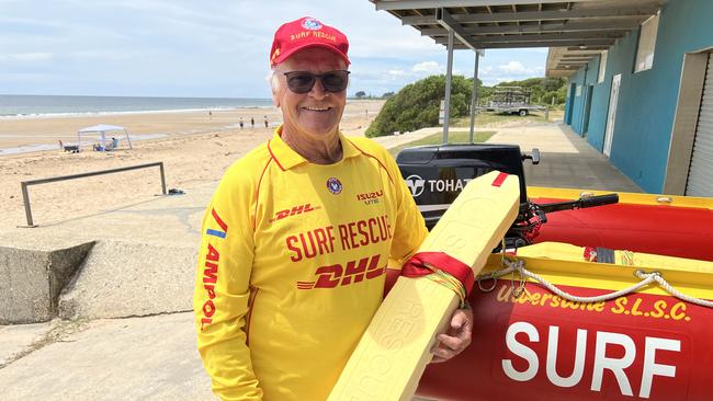 Brett Norton-Smith at the Ulverstone Surf Life Saving Club. Picture: Simon McGuire.