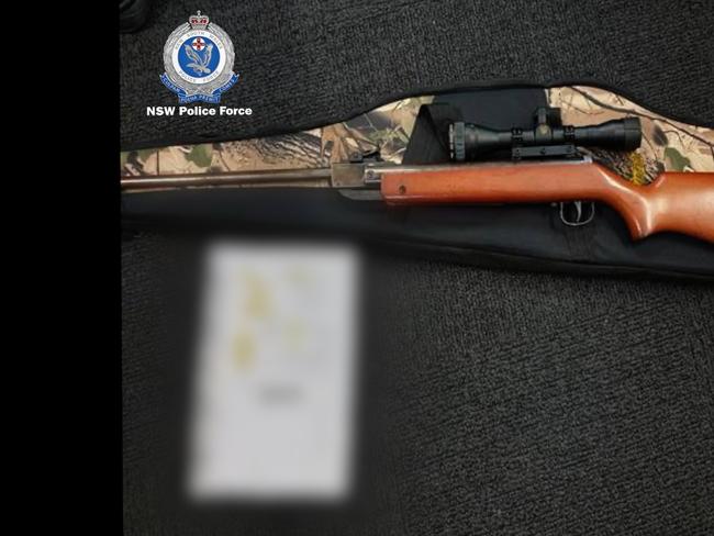 A rifle seized by officers during Operation Hawk. Picture: NSW Police.