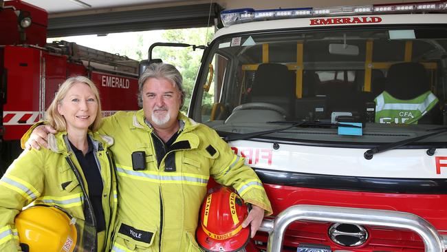 Paul and Jody Yandle at Emerald CFA’s base.