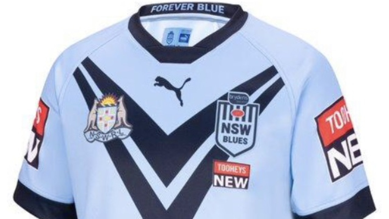 The NSW Blues jumper has been a big seller at Peter Wynn’s Score.