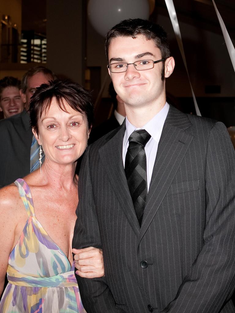 Lynne Blundll and Mitch Blundll at the 2009 Kormilda College formal. Picture: NT NEWS