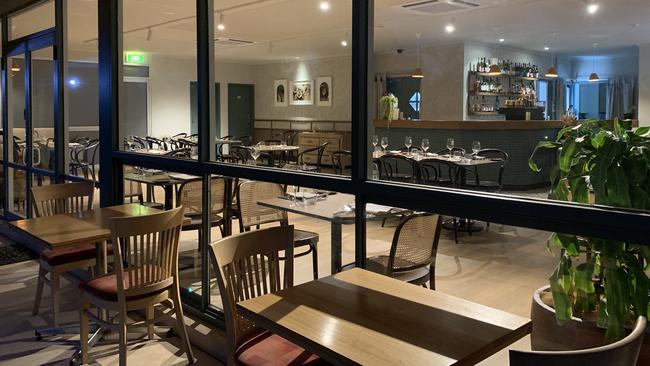 The interior of Earth Restaurant.