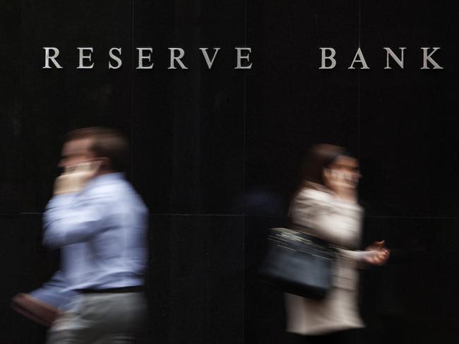 "Sydney, Australia - October 6th, 2011: People walking past the Reserve Bank of Australia in Sydney. The Reserve Bank of Australia conducts monetary policy, commencing operations as Australia\'s central bank on 14th January 1960."