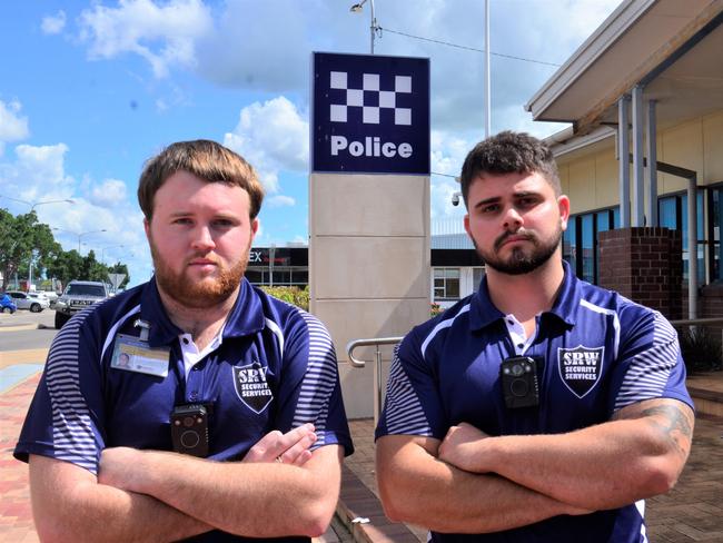 Scott Worlein left and his team are patrolling the streets of Ayr in regional Queensland. Picture Supplied.