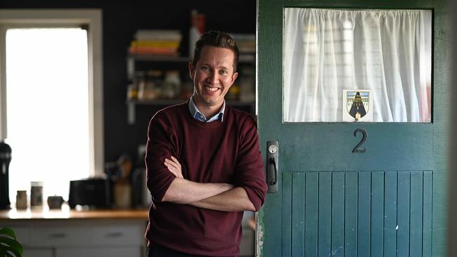 Greens MP Max Chandler-Mather is more than up for a fight with Labor. Picture: Lyndon Mechielsen