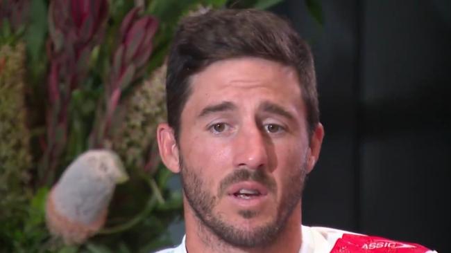 Regrets - Ben Hunt has a few. Photo: Channel 9