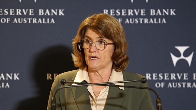 Reserve Bank governor Michele Bullock and her board are widely expected to be unmoved by the latest inflation figures. Picture: John Appleyard