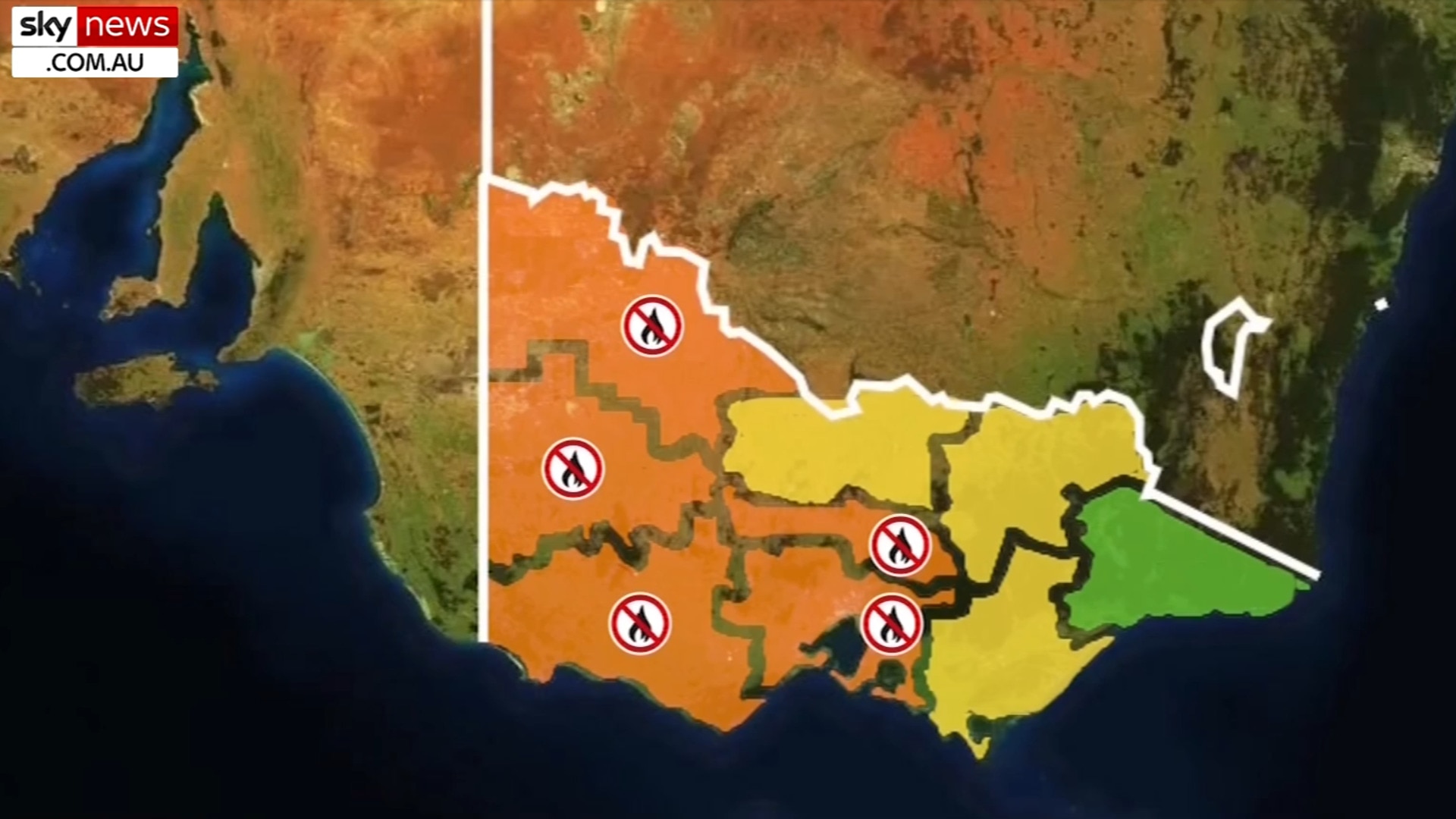 High temperatures and strong winds forecast for Victoria