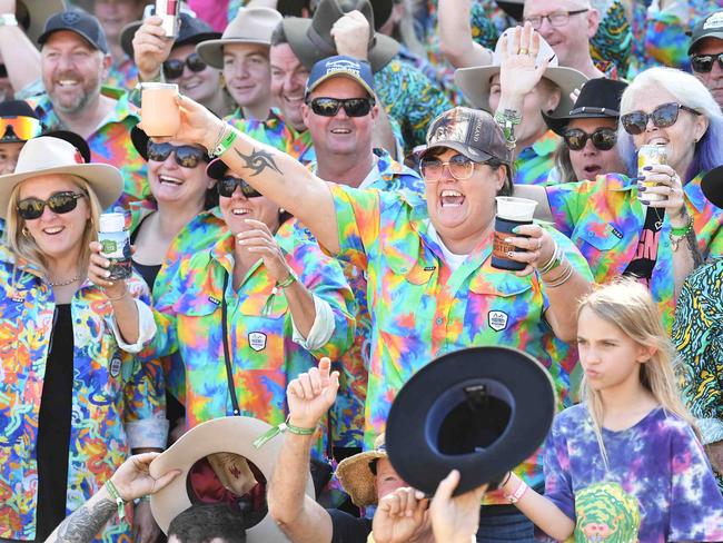 The Trademutt Funky Shirt Friday at Gympie Music Muster. Picture: Patrick Woods.