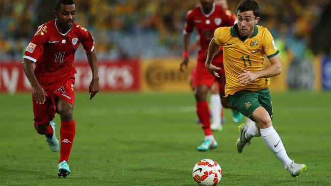 Tommy Oar has yet to make his mark at the Asian Cup.
