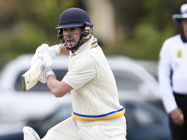 David King thwarted Footscray throughout Saturday’s play. Picture: Andy Brownbill