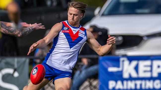 Max Dreher in action for West Preston-Lakeside. Picture: Field of View Photography