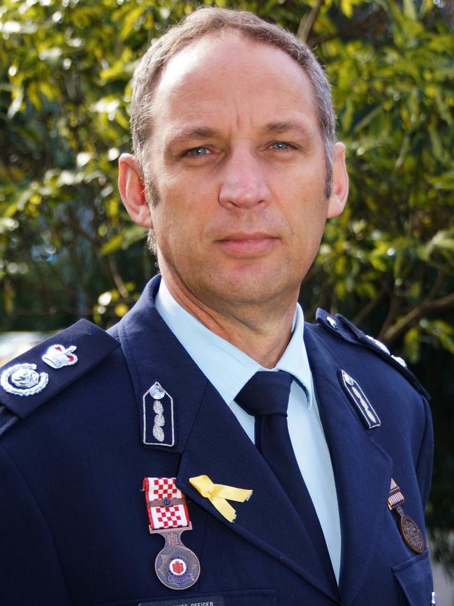 CFA chief officer Steve Warrington has called for the extra police powers.