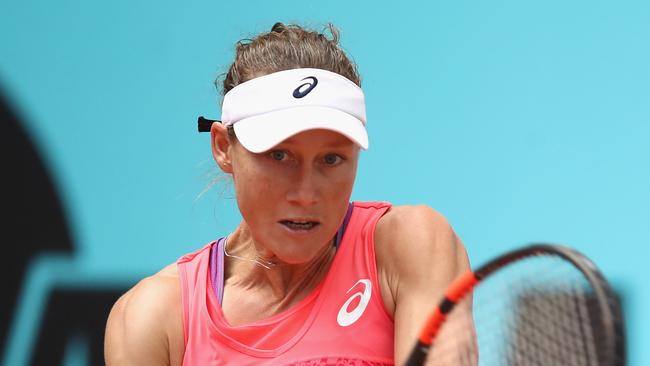 Sam Stosur says she’ll back calls to boycott Margaret Court Arena at next year’s Australian Open after the tennis legend made comments condemning same-sex marriage. Picture: Julian Finney/Getty Images