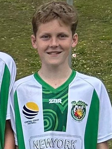 Macauley D'Arth is the captain of East Gosford FC U13 boys. Picture: supplied