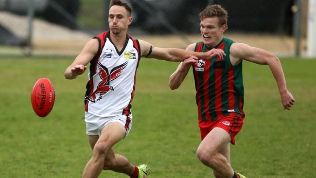 The Basin started its winning run in Round 5 with a win over Knox before defeating Oakleigh District. Picture: Stuart Milligan