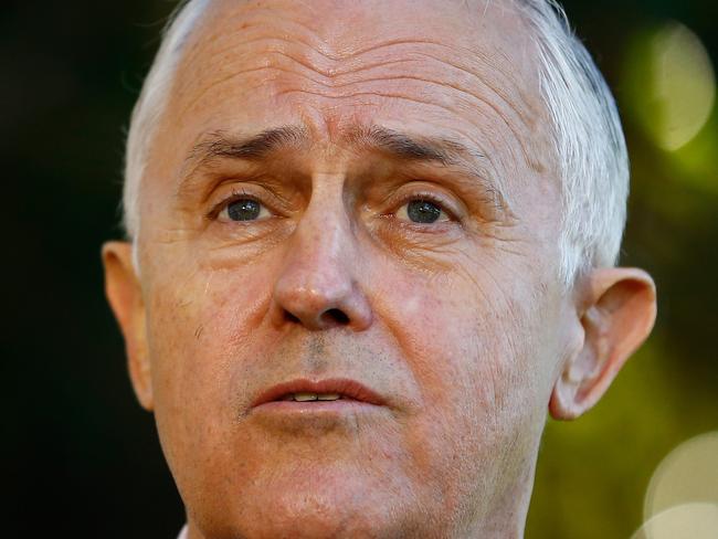 Prime Minister Malcolm Turnbull speaks during a press conference in Sydney on Sunday, July 29, 2018. (AAP Image/Jeremy Ng) NO ARCHIVING