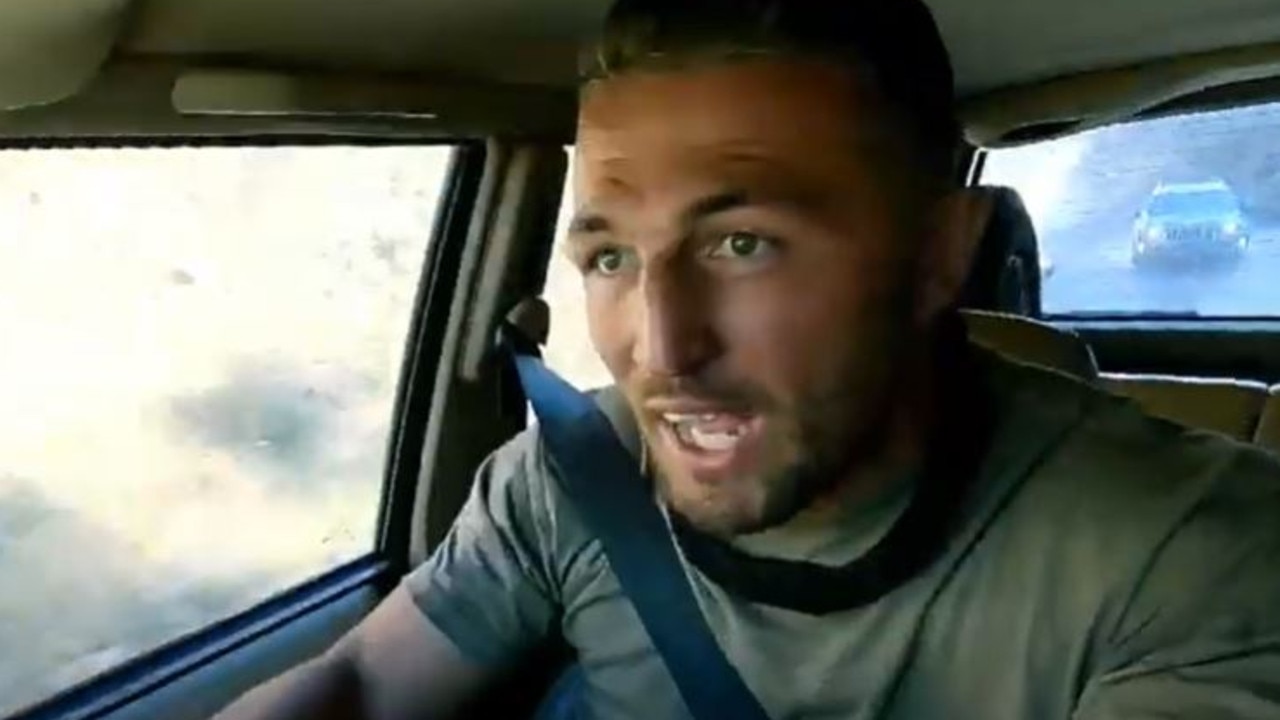 Burgess is shown enduring the insane SAS: Australia challenges in the snippet. Picture: Channel 7