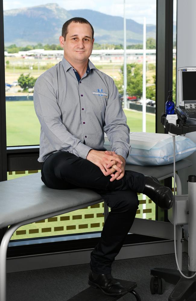 Townsville’s only Sport and Exercise Physician Dr. Brendon Aubrey. Picture: Shae Beplate