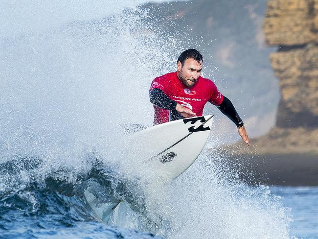 Joel Parkinson surfing at Bells.