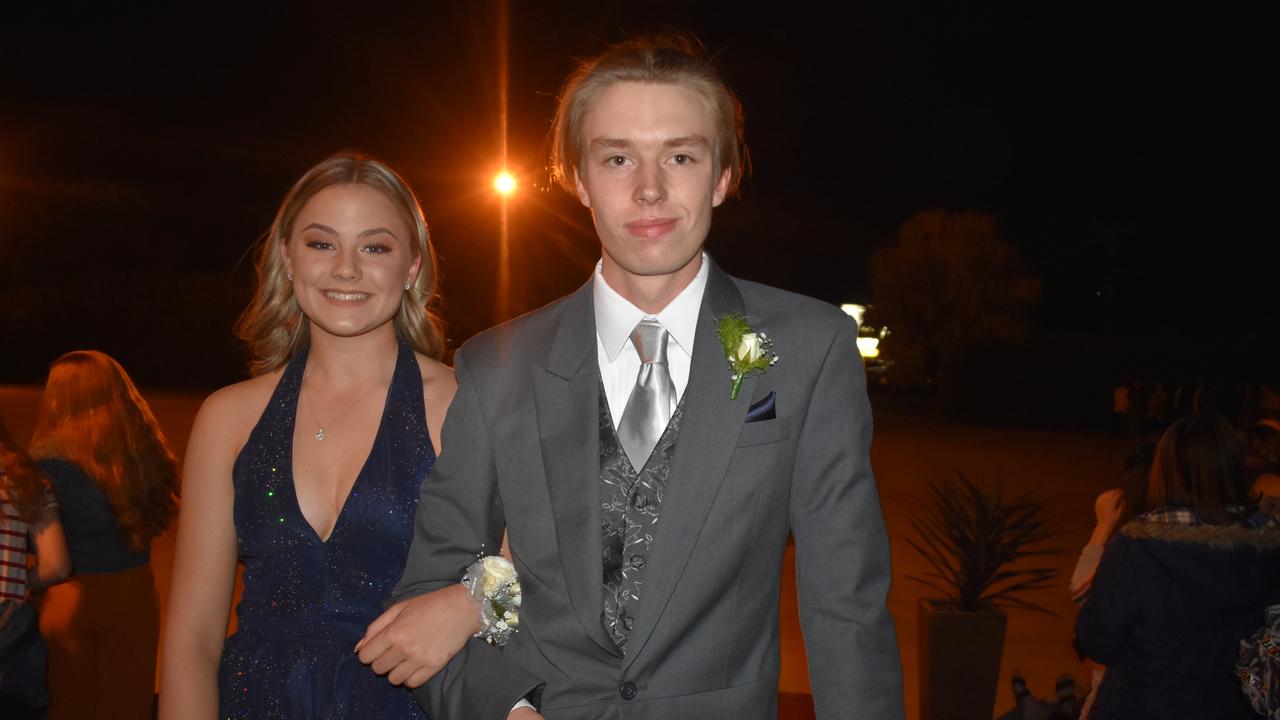 Chelsea Wayman-Jones and Hamish Hennesy, St John's Senior Formal, Roma 2019.