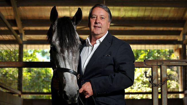 Philip Neck (pictured here with Bushcraft) finishes up tomorrow as chief executive of the Darwin Turf Club. Picture: Elise Derwin