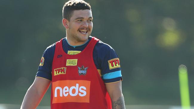 Ash Taylor got a very special Christmas present this year. Photo: Chris Hyde/Getty Images