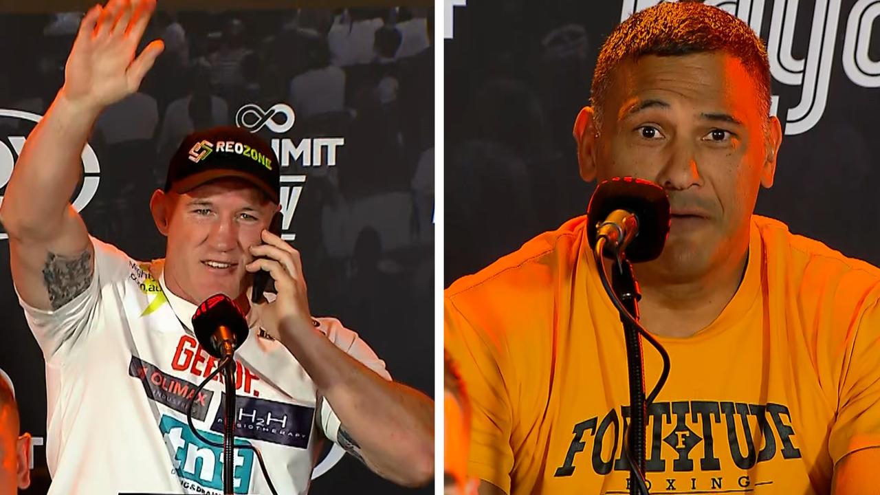 Justin Hodges and Paul Gallen were fired up.