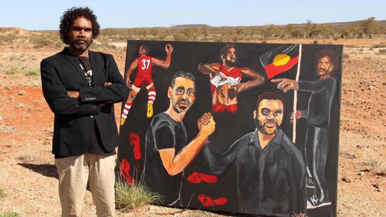 Vincent Namatjira becomes first Indigenous Archibald Prize winner