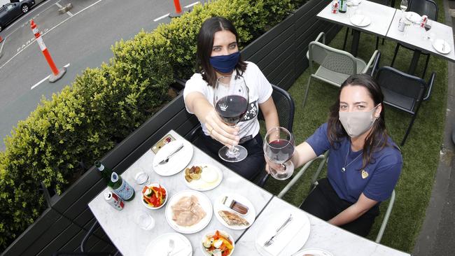 Melbourne’s hospitality scene is set to make a move outdoors. Picture: David Caird