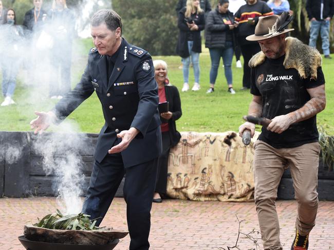 Mr Patton said the police force had contributed to the stolen generation directly and through other agencies. Picture: Andrew Henshaw