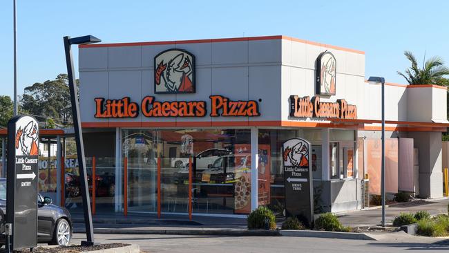 Little Caesars restaurant in Casula. Picture: AAP/Simon Bullard