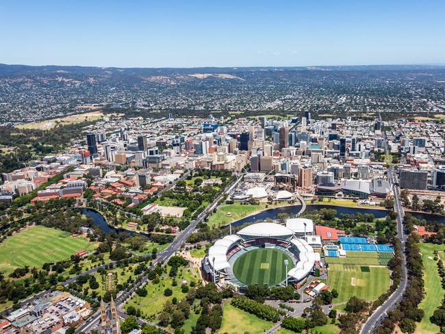 Adelaide. Airviewonline unveils Australia's top aerial views captured or curated by veteran photographer Stephen Brookes. Picture: Stephen Brookes