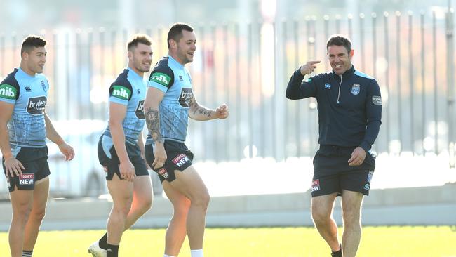 Brad Fittler at Blues training. Picture: Phil Hillyard