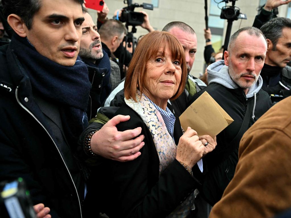 Gisele Pelicot leaves the courthouse after hearing the verdict of the court that sentenced her ex-husband to the maximum term of 20 years jail for committing and orchestrating her mass rapes with dozens of strangers he recruited online. Picture: Miguel Medina/AFP