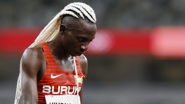 Francine Niyonsaba: The 5000m runner from Burundi wins the award for the most impressive braids.