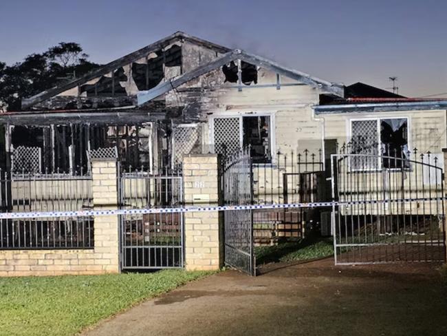 A child is missing after a horror fire engulfed a Toowoomba region home overnight with six people managing to escape. Photo: ABC News