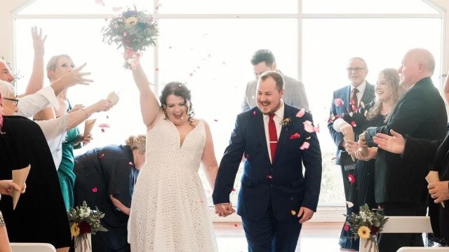 Thomas and Tarsha Feldman at their wedding. Picture - contributed.