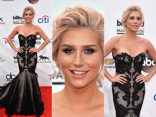 Ke$ha arrives at the 2014 Billboard Music Awards is Las Vegas. Pictures: Getty