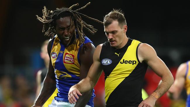 Nic Naitanui’s West Coast Eagles topped the AFL membership ladder for 2020. Picture: Chris Hyde