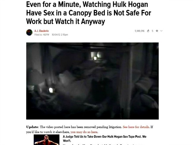 Hulk Hogan Sex Tape Porn