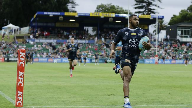 Tabuai-Fidow starred at the NRL Nines. Photo by Will Russell/Getty Images.